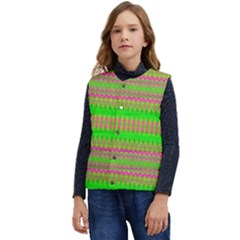 Neon Hopes Kid s Short Button Up Puffer Vest	