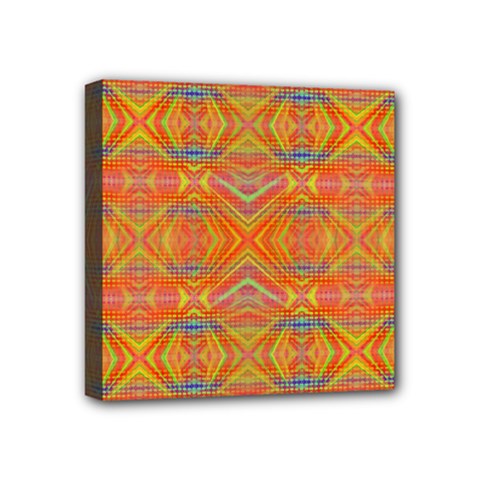 Orange You Glad Mini Canvas 4  X 4  (stretched) by Thespacecampers