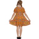 Orange You Glad Kids  Short Sleeve Tiered Mini Dress View4