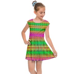 Peace And Love Kids  Cap Sleeve Dress by Thespacecampers