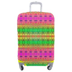 Peace And Love Luggage Cover (medium) by Thespacecampers