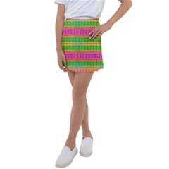 Peace And Love Kids  Tennis Skirt by Thespacecampers