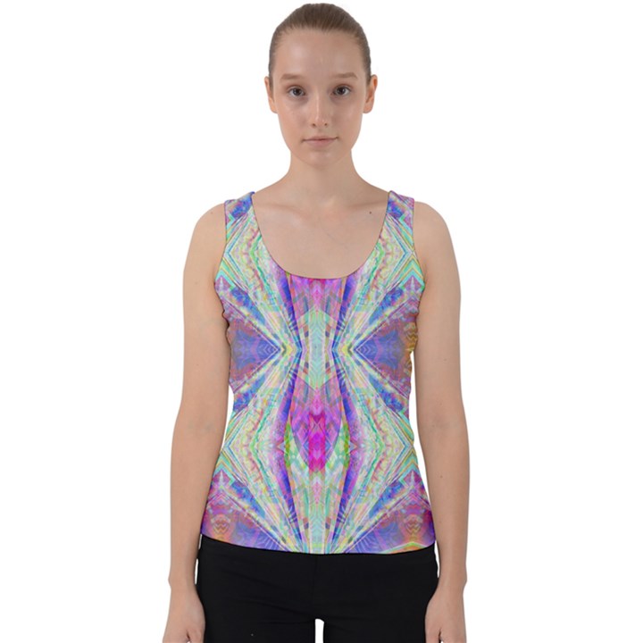 Peaceful Purp Velvet Tank Top