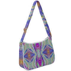 Peaceful Purp Zip Up Shoulder Bag by Thespacecampers