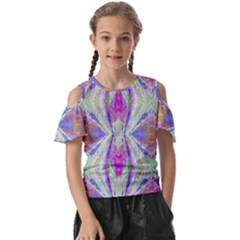 Peaceful Purp Kids  Butterfly Cutout Tee by Thespacecampers