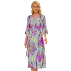 Peaceful Purp Midsummer Wrap Dress by Thespacecampers