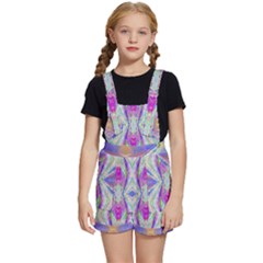 Peaceful Purp Kids  Short Overalls