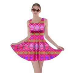 Pink Mirrors Skater Dress by Thespacecampers