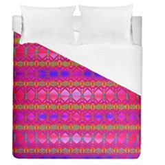 Pink Mirrors Duvet Cover (queen Size) by Thespacecampers