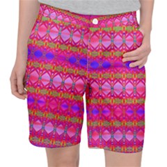 Pink Mirrors Pocket Shorts by Thespacecampers