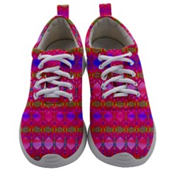 Pink Mirrors Mens Athletic Shoes by Thespacecampers