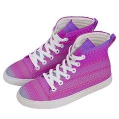 Pink Paradise Men s Hi-top Skate Sneakers by Thespacecampers