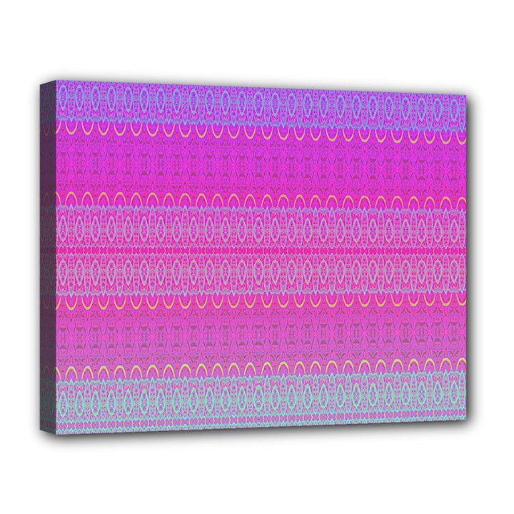 Pink Paradise Canvas 14  x 11  (Stretched)