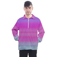 Pink Paradise Men s Half Zip Pullover