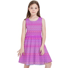 Pink Paradise Kids  Skater Dress by Thespacecampers