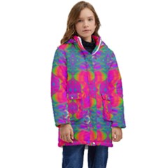 Plasma Ball Kid s Hooded Longline Puffer Jacket