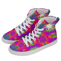 Plasma Ball Men s Hi-top Skate Sneakers by Thespacecampers