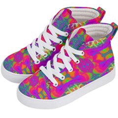 Plasma Ball Kids  Hi-top Skate Sneakers by Thespacecampers