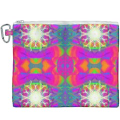 Plasma Ball Canvas Cosmetic Bag (xxxl) by Thespacecampers