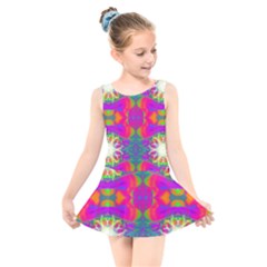 Plasma Ball Kids  Skater Dress Swimsuit by Thespacecampers