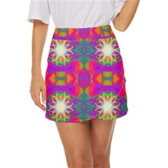 Plasma Ball Mini Front Wrap Skirt