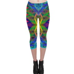 Portal Pieces Capri Leggings  by Thespacecampers