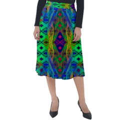 Portal Pieces Classic Velour Midi Skirt 