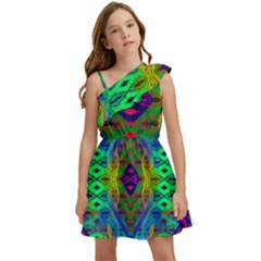 Portal Pieces Kids  One Shoulder Party Dress