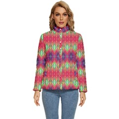 Psychedelic Synergy Women s Puffer Bubble Jacket Coat