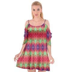 Psychedelic Synergy Cutout Spaghetti Strap Chiffon Dress by Thespacecampers