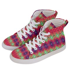 Psychedelic Synergy Men s Hi-top Skate Sneakers by Thespacecampers