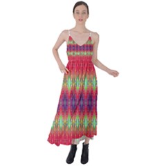 Psychedelic Synergy Tie Back Maxi Dress by Thespacecampers