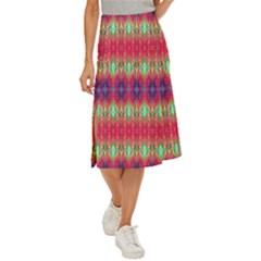 Psychedelic Synergy Midi Panel Skirt