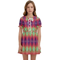 Psychedelic Synergy Kids  Sweet Collar Dress by Thespacecampers