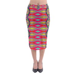 Psychedelio Midi Pencil Skirt by Thespacecampers