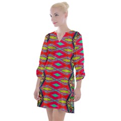 Psychedelio Open Neck Shift Dress by Thespacecampers