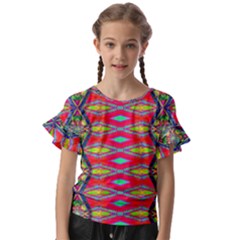 Psychedelio Kids  Cut Out Flutter Sleeves