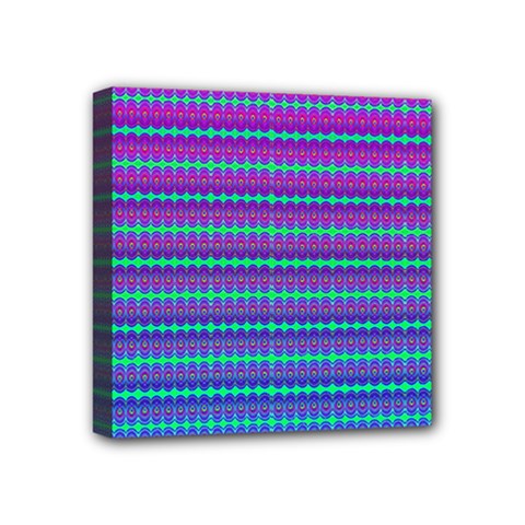 Purple Wubz Mini Canvas 4  X 4  (stretched) by Thespacecampers