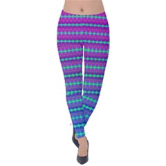 Purple Wubz Velvet Leggings by Thespacecampers