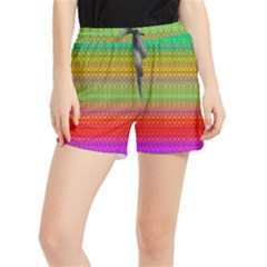 Rainbow Road Women s Runner Shorts by Thespacecampers