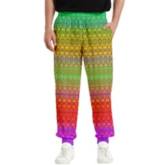 Rainbow Road Men s Elastic Waist Pants by Thespacecampers