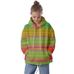 Rainbow Road Kids  Oversized Hoodie by Thespacecampers