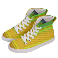 Rippled Memory Men s Hi-top Skate Sneakers by Thespacecampers