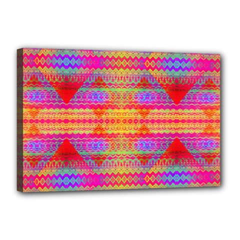 Sherburst Canvas 18  X 12  (stretched) by Thespacecampers