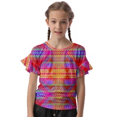 Sherburst Kids  Cut Out Flutter Sleeves