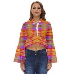 Sherburst Boho Long Bell Sleeve Top