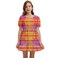 Sherburst Kids  Short Sleeve Dolly Dress