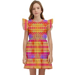 Sherburst Kids  Winged Sleeve Dress