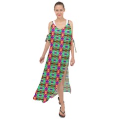 Shroomie Maxi Chiffon Cover Up Dress by Thespacecampers