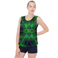 Space Jam Bubble Hem Chiffon Tank Top by Thespacecampers